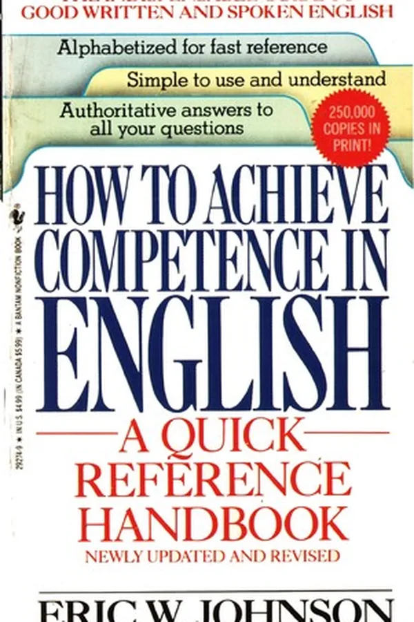 Capa de How to achieve competence in English