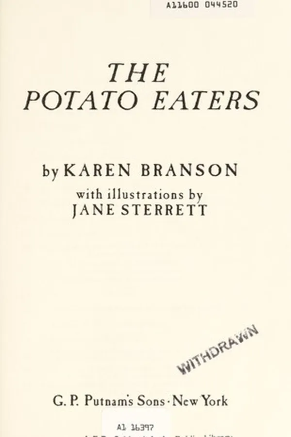Capa de The potato eaters