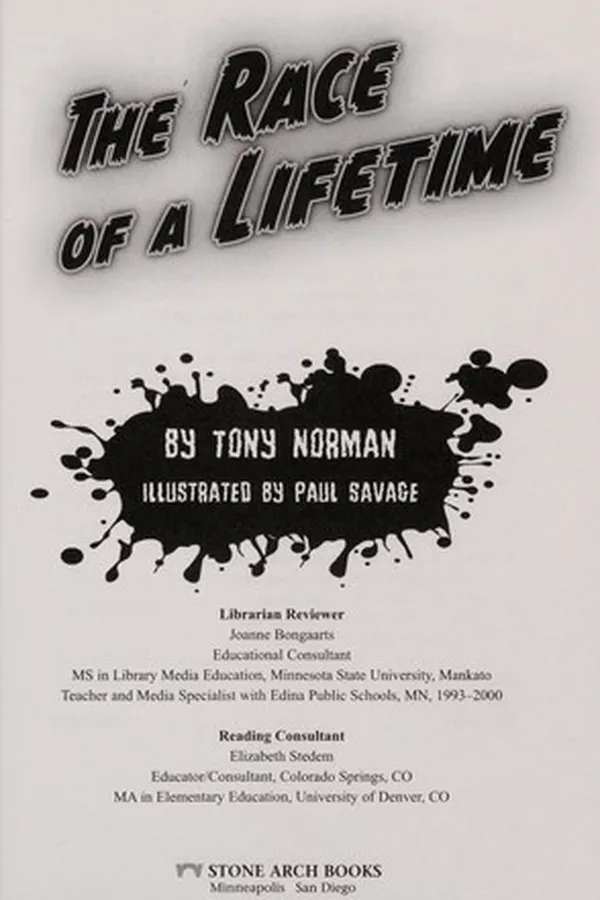 Capa de The Race of a Lifetime