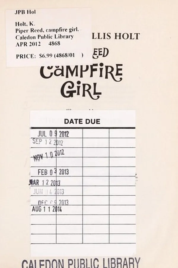 Cover of Piper Reed, campfire girl
