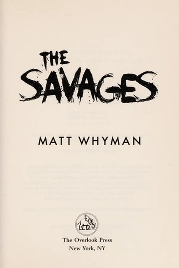 Capa de The Savages