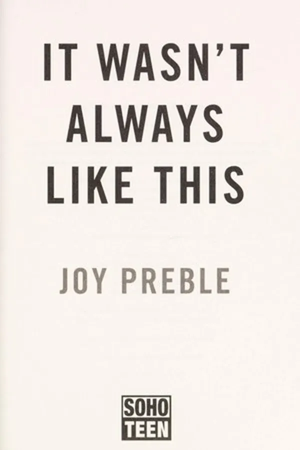 Cover of It wasn't always like this