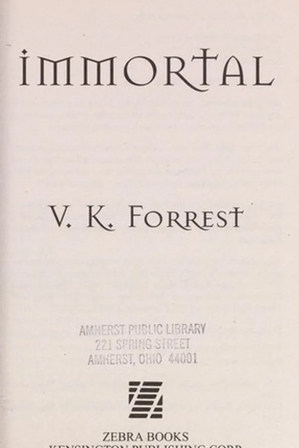 Capa de Immortal