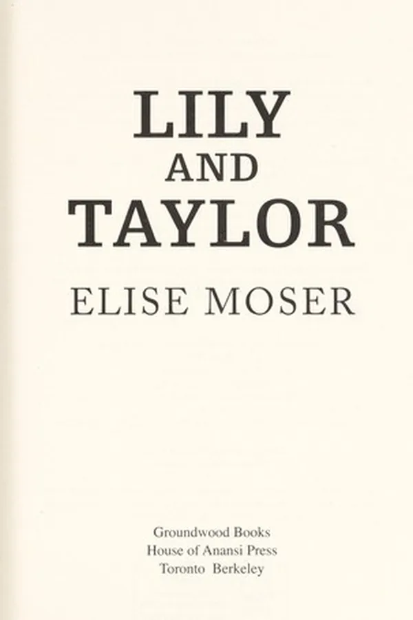 Capa de Lily and Taylor