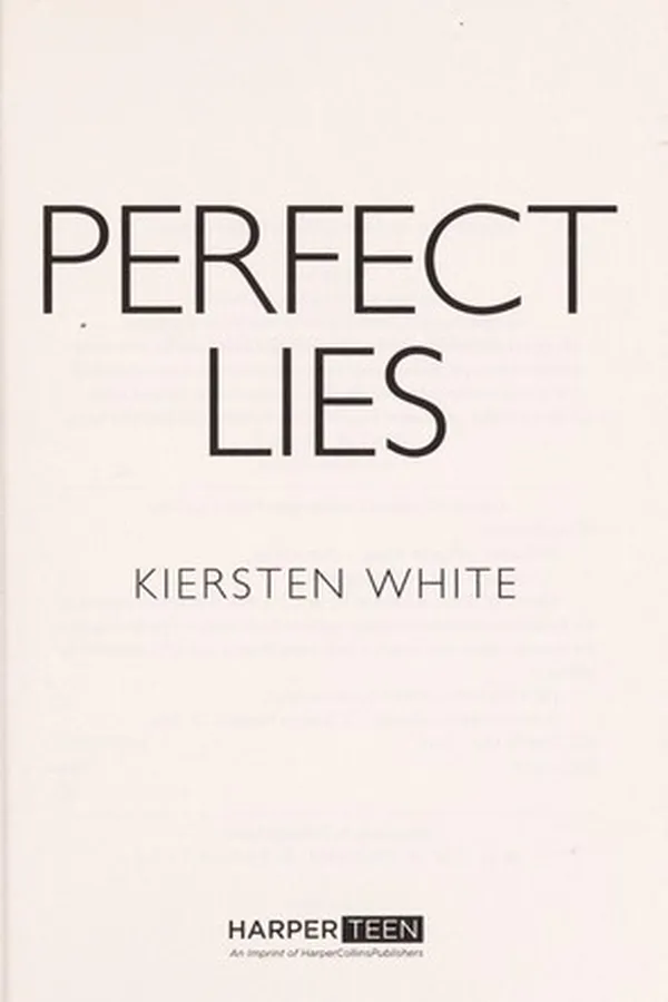 Capa de Perfect lies