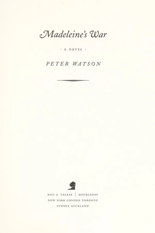 Capa de Madeleine's war