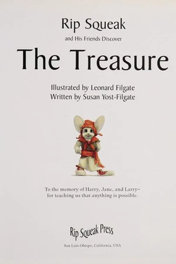 Capa de Rip Squeak and his friends discover the treasure