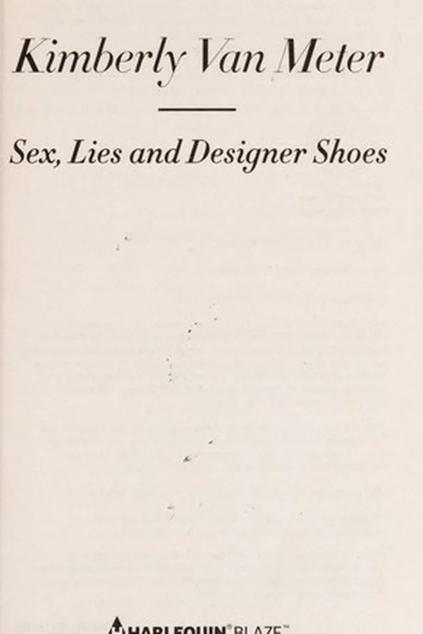 Capa de Sex, lies and designer shoes