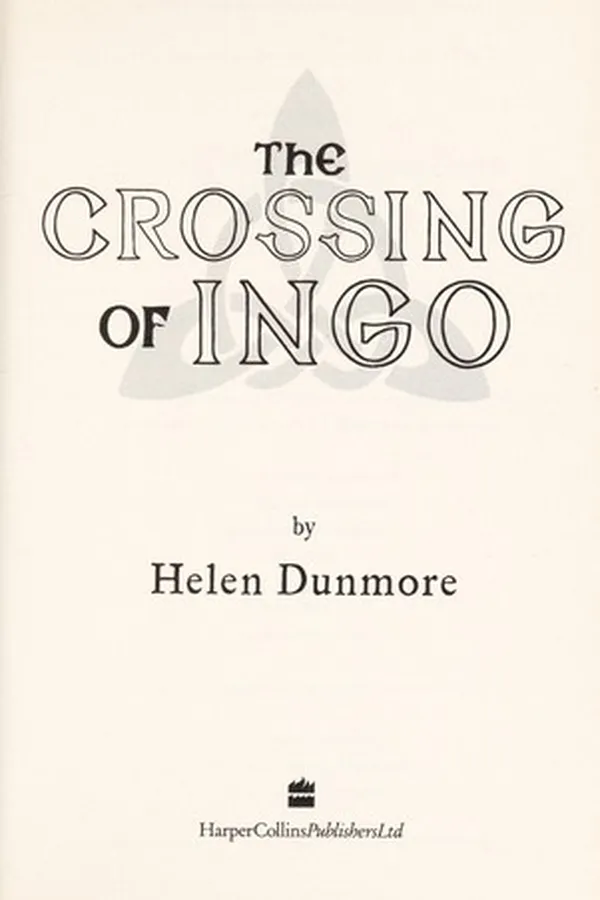 Capa de The Crossing Of Ingo (Ingo #4)