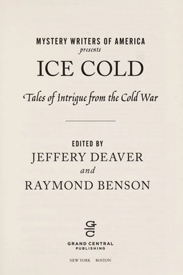 Capa de Mystery Writers of America presents ice cold