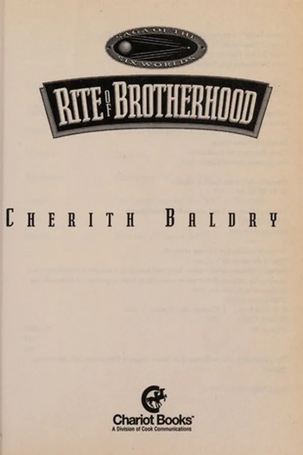Capa de Rite of brotherhood