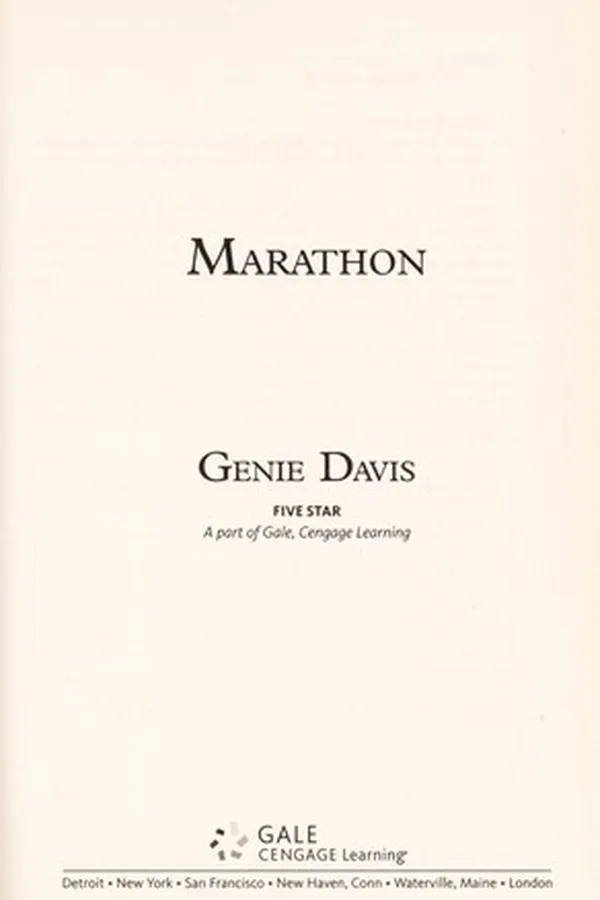 Capa de Marathon