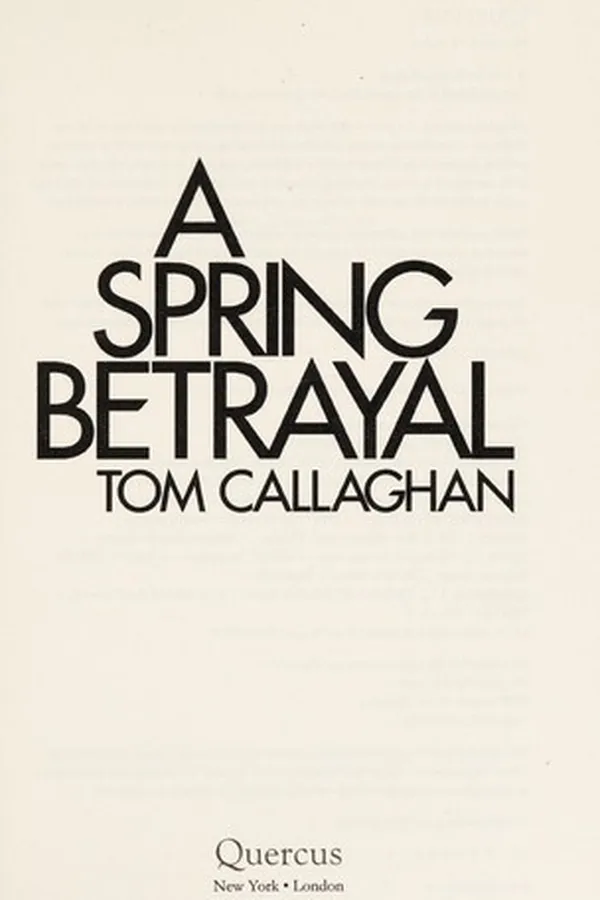 Capa de A spring betrayal
