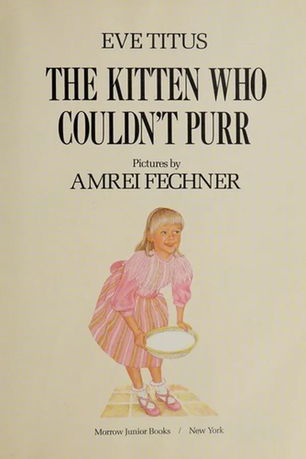Capa de The kitten who couldn't purr