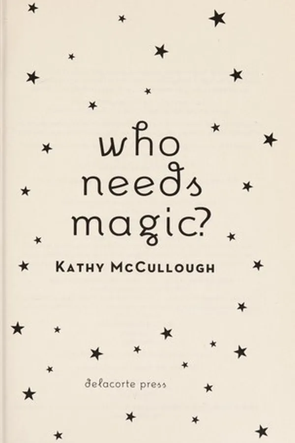 Capa de Who needs magic?