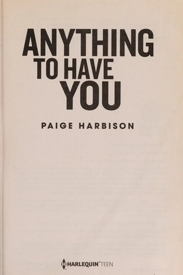 Capa de Anything to have you