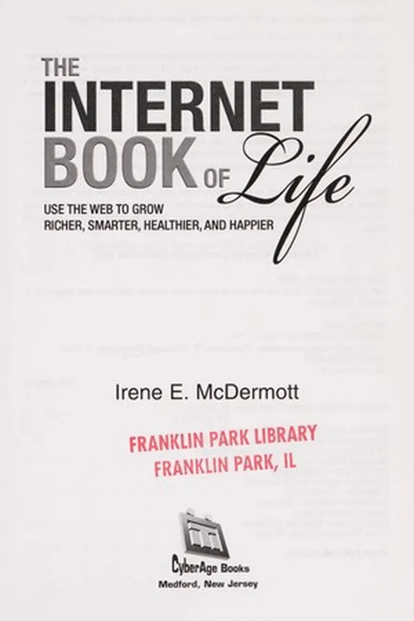 Capa de The Internet book of life