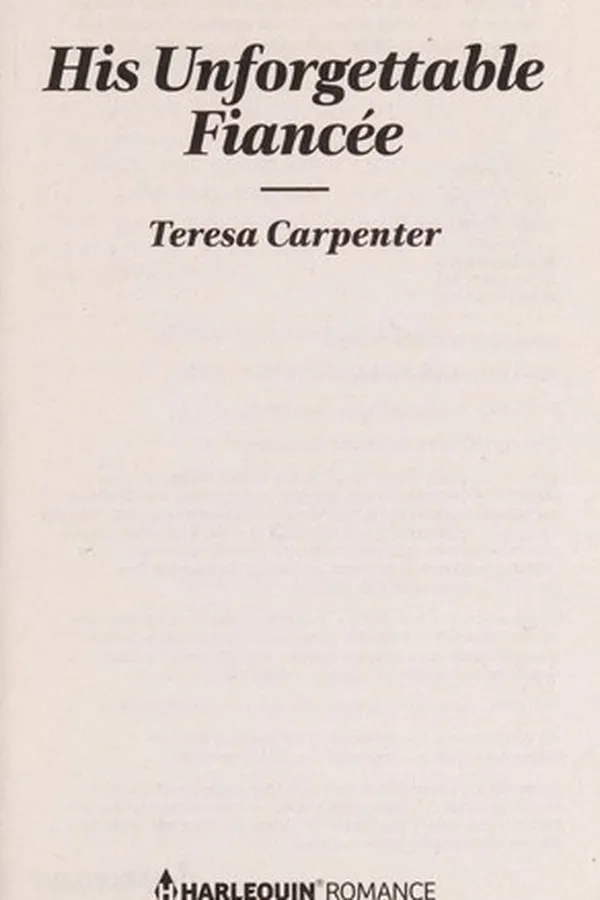 Cover of His Unforgettable Fiancee