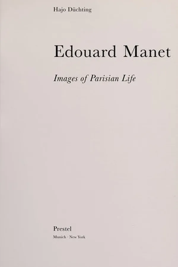 Capa de Edouard Manet