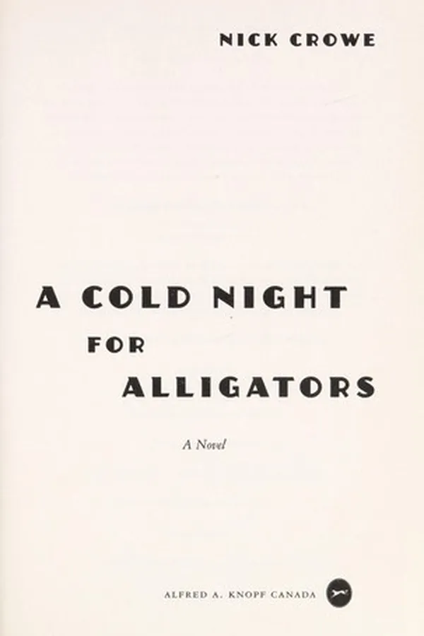 Capa de A cold night for alligators