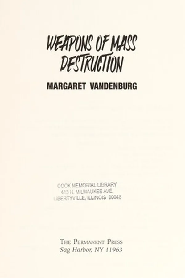 Capa de Weapons of mass destruction
