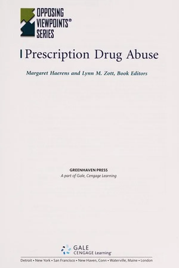 Capa de Prescription drug abuse
