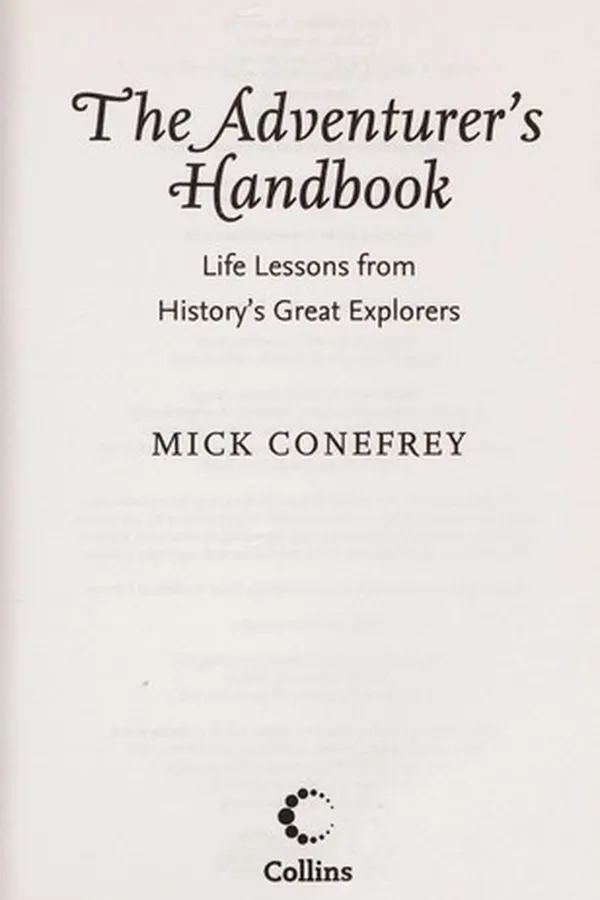 Capa de The adventurer's handbook