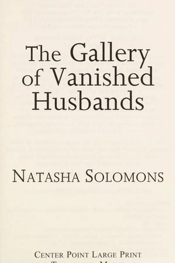 Capa de The gallery of vanished husbands