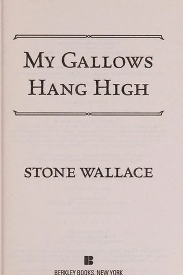 Capa de My gallows hang high