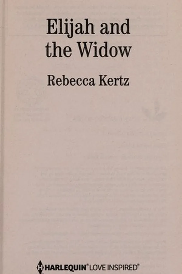 Cover of Elijah and the widow