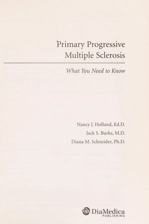 Capa de Primary progressive multiple sclerosis