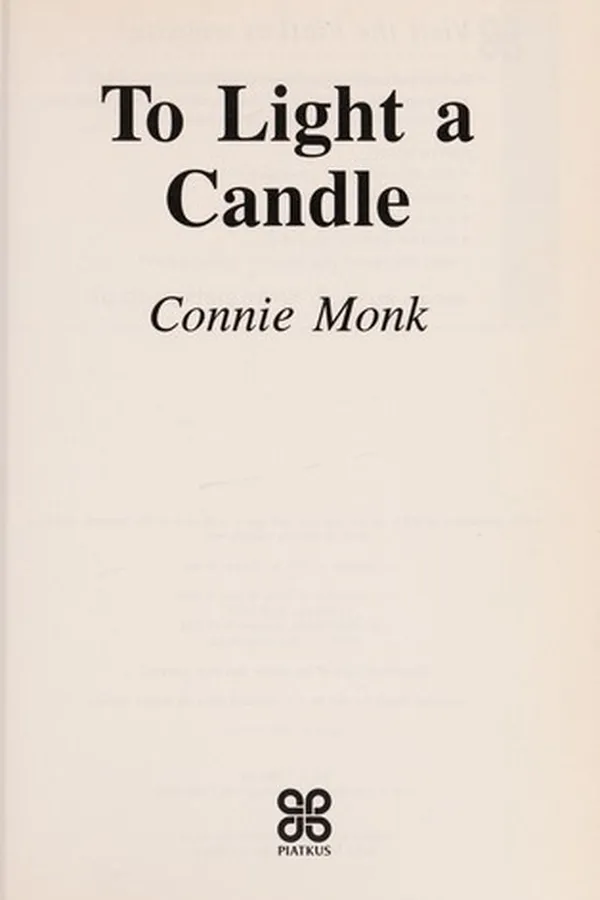 Capa de To light a candle