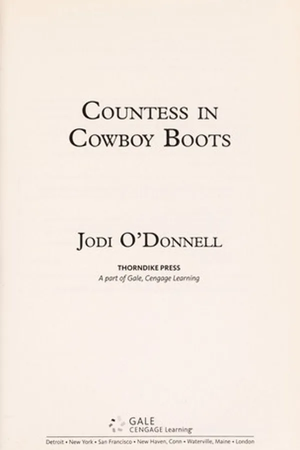 Capa de Countess in cowboy boots