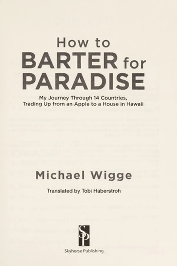 Capa de How to barter for paradise