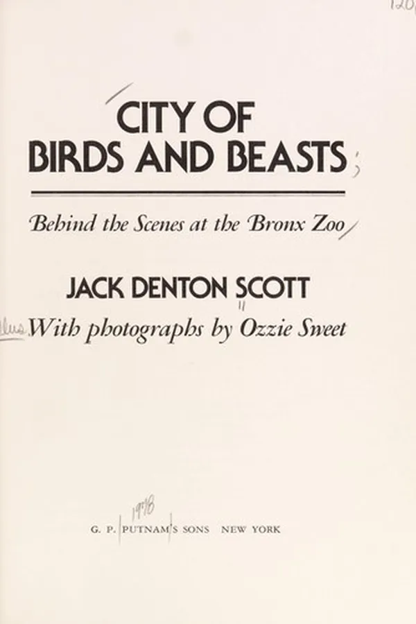 Capa de City of birds and beasts