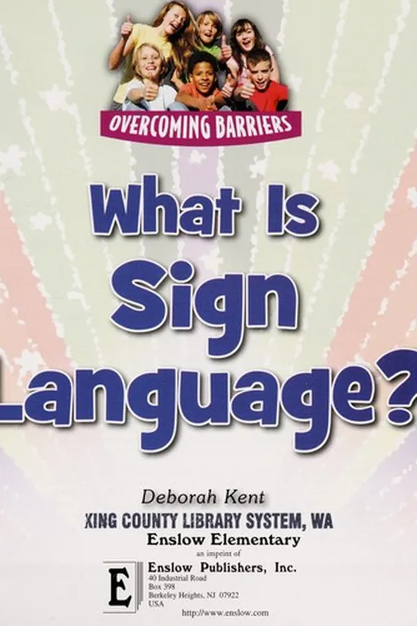 Capa de What is sign language?