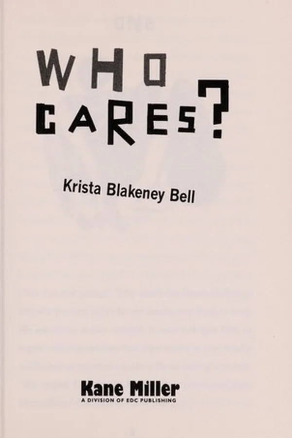 Capa de Who cares?