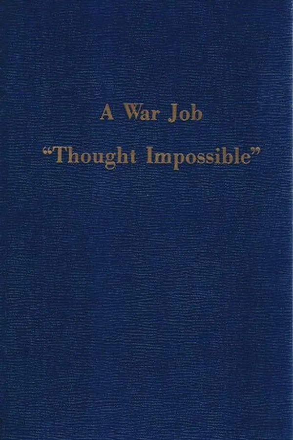 Capa de A war job "thought impossible"