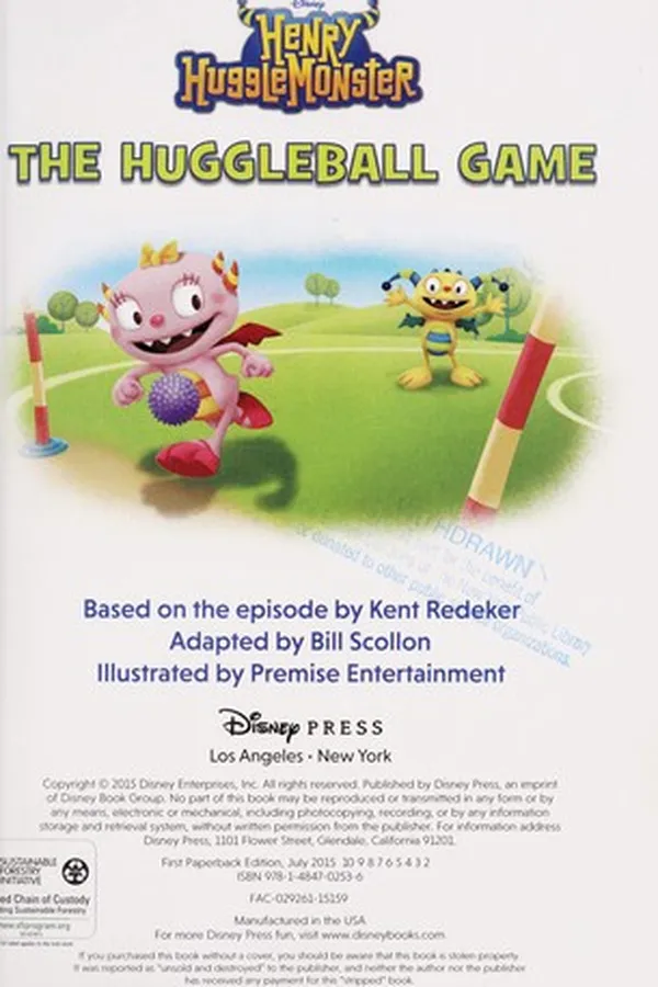 Capa de The huggleball game