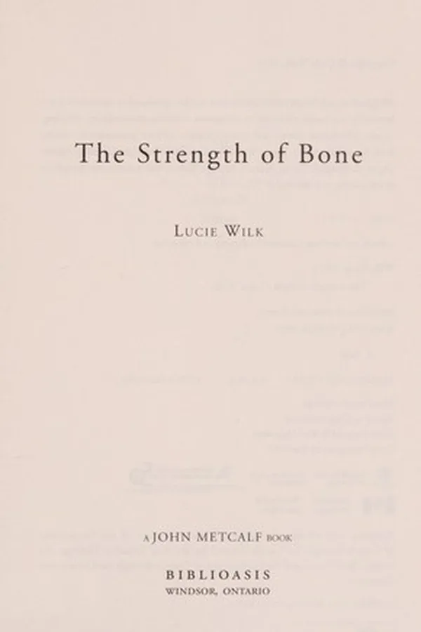 Capa de The strength of bone