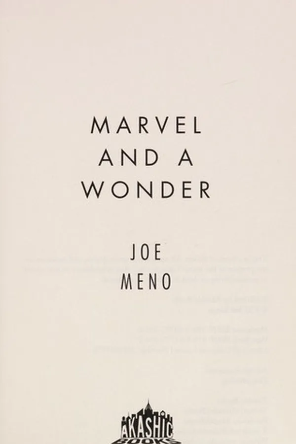 Capa de Marvel and a wonder