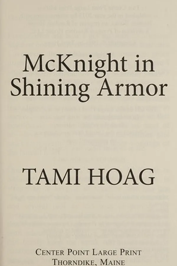 Capa de McKnight in shining armor