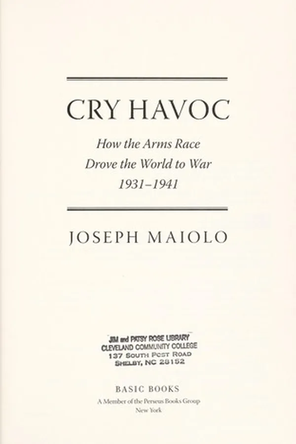 Capa de Cry havoc