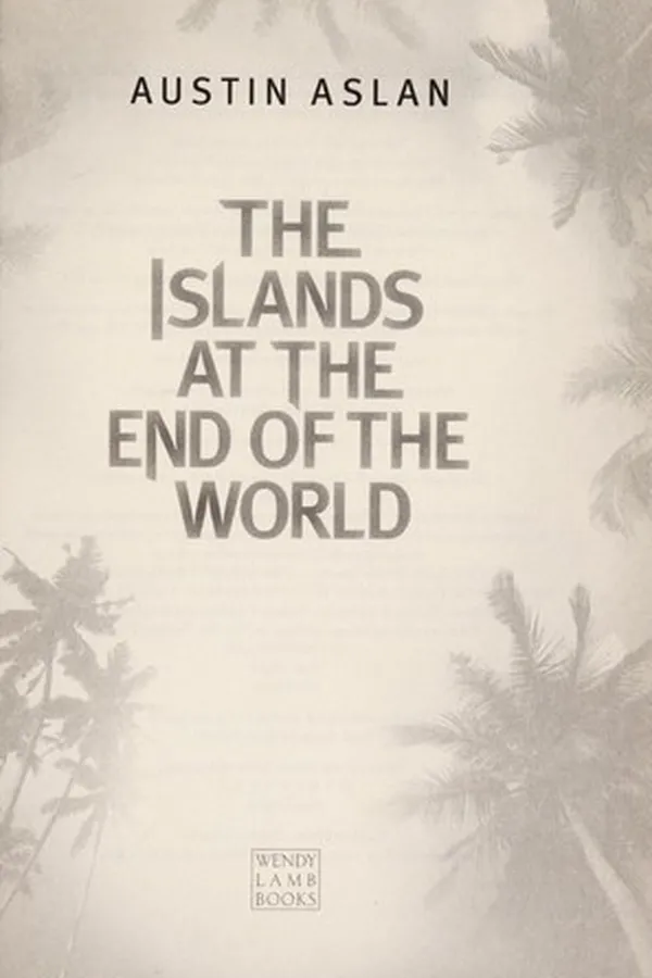 Capa de The islands at the end of the world