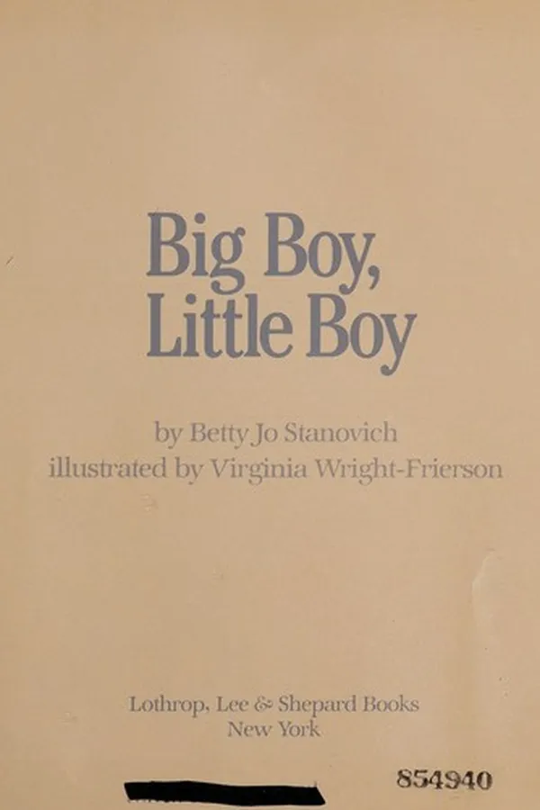 Capa de Big boy, little boy