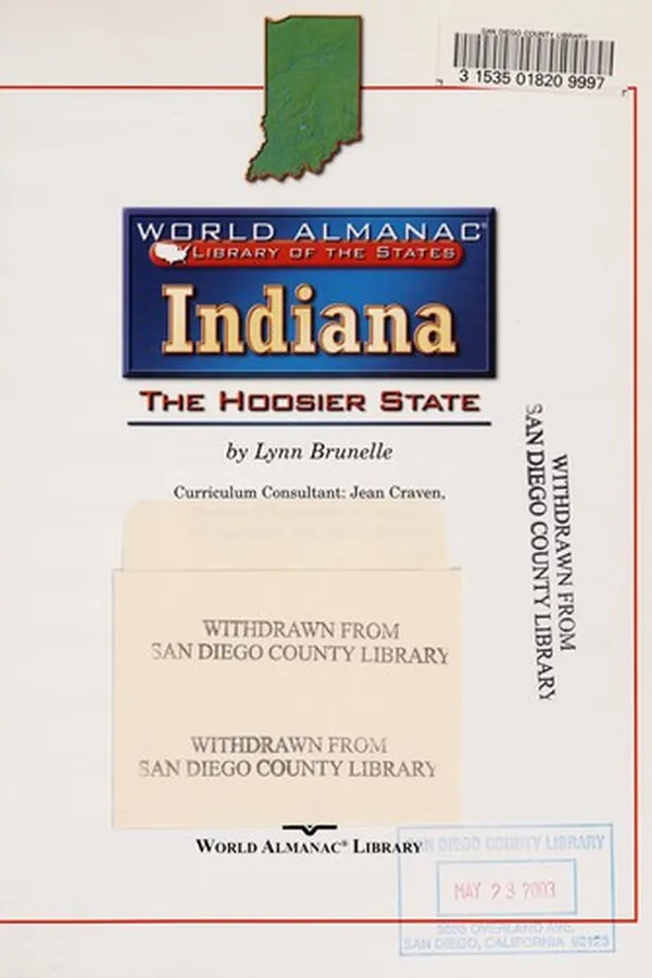Capa de Indiana, the Hoosier State