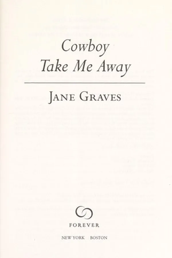 Capa de Cowboy take me away