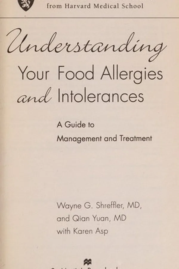 Capa de Understanding your food allergies and intolerances