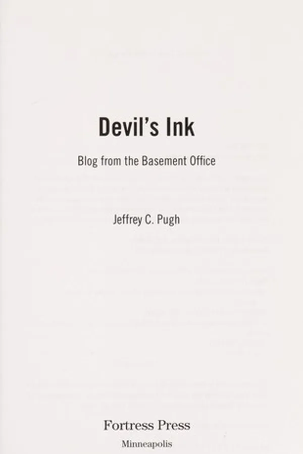 Cover of Devil's ink