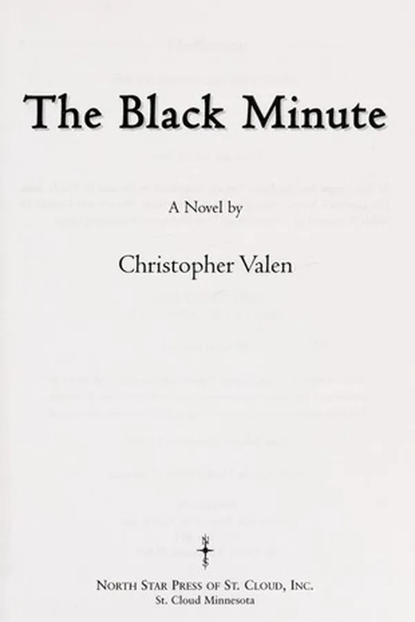 Capa de The black minute